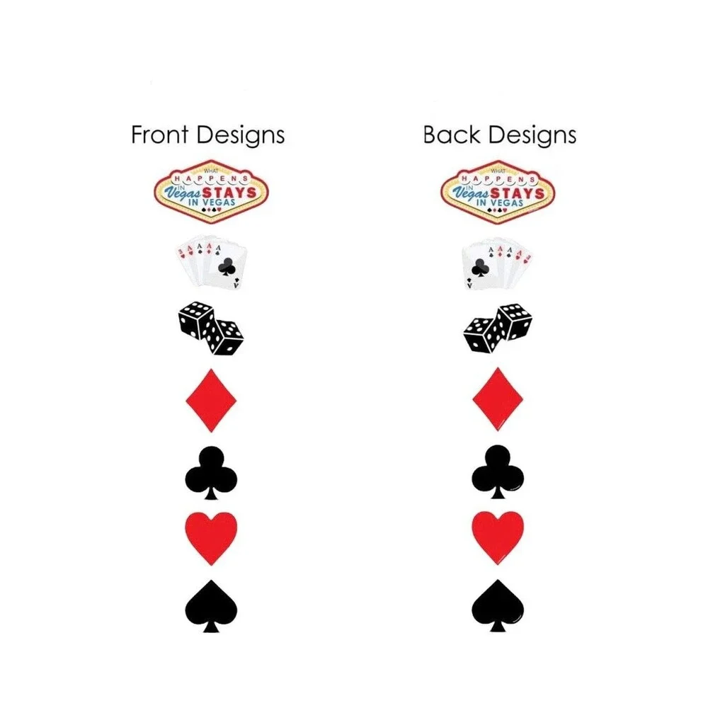 Las Vegas Casino Photo Booth Props - Casino Theme Party Decorations